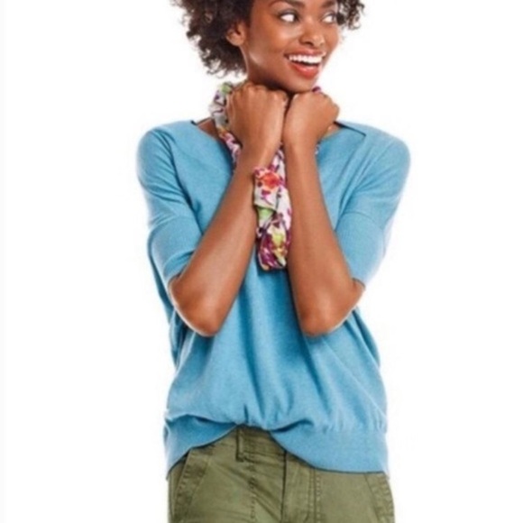 Cabi blue oversized lounge sweater - Picture 2 of 8